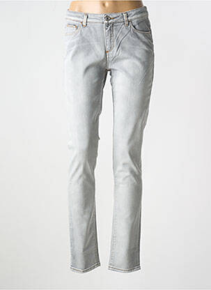 Blugi cu croială slim elasticitate mărime normală gri TRUSSARDI JEANS femeie