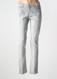 Blugi cu croială slim elasticitate mărime normală gri TRUSSARDI JEANS femeie