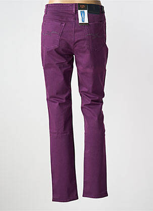 Pantalon slim țesătură poplin mărime normală violet TRUSSARDI JEANS femeie