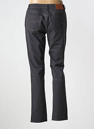 Pantalon slim țesătură poplin mărime normală gri TRUSSARDI JEANS femeie