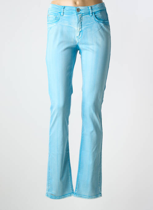 Blugi cu croială slim albastru TRUSSARDI JEANS femeie