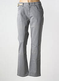 Blugi cu croială dreaptă elasticitate mărime normală gri TRUSSARDI JEANS femeie