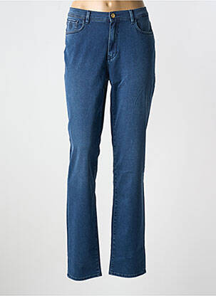 Blugi cu croială slim albastru TRUSSARDI JEANS femeie