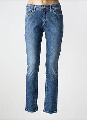 Blugi cu croială slim albastru TRUSSARDI JEANS femeie