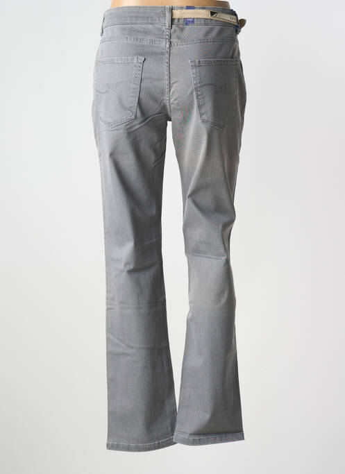 Blugi cu croială dreaptă gri TRUSSARDI JEANS femeie