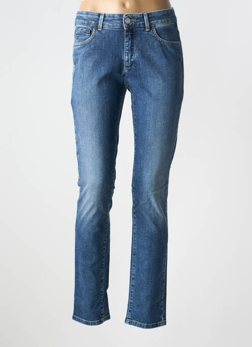 Blugi cu croială slim elasticitate mărime normală albastru TRUSSARDI JEANS femme