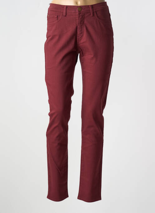 Blugi cu croială slim roșu TRUSSARDI JEANS femeie