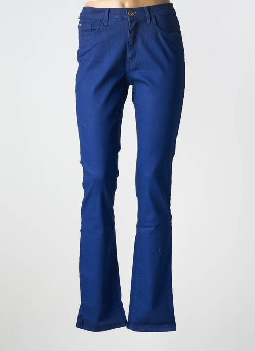 Blugi bootcut albastru TRUSSARDI JEANS femeie