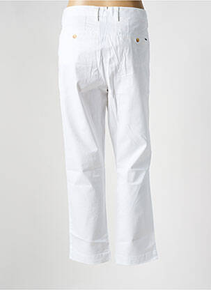 Pantalon chino țesătură poplin mărime normală alb RALPH LAUREN femeie