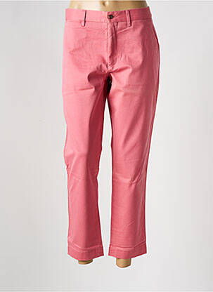 Pantalon chino țesătură poplin mărime normală roz RALPH LAUREN femeie