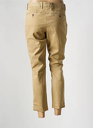 Pantalon chino țesătură poplin mărime normală bej RALPH LAUREN femeie