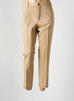 Pantalon chino țesătură poplin mărime normală maro RALPH LAUREN femeie