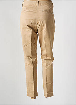 Pantalon chino țesătură poplin mărime normală maro RALPH LAUREN femeie