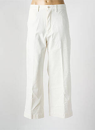 Pantalon larg alb RALPH LAUREN femeie