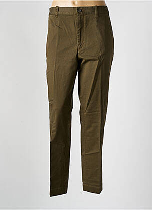 Pantalon chino țesătură poplin mărime normală verde RALPH LAUREN femeie