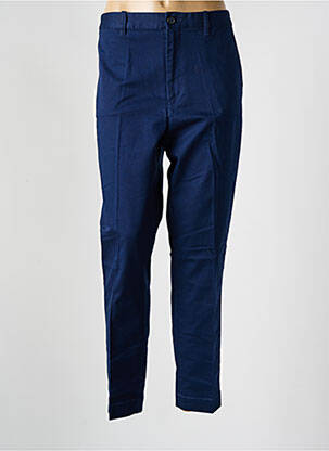 Pantalon chino țesătură poplin mărime normală albastru RALPH LAUREN femeie