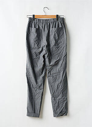 Pantalon drept talie elastică mărime normală gri KNOTT femeie