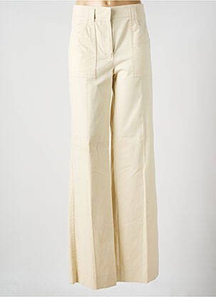 Pantalon evazat bej SONIA RYKIEL femeie