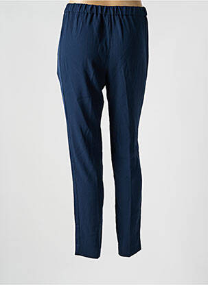 Pantalon slim talie elastică mărime normală albastru KNOTT femeie