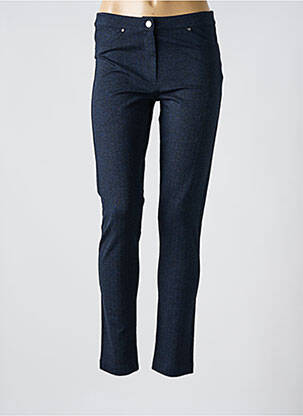Pantalon slim elasticitate mărime normală albastru D.EXTERIOR femeie