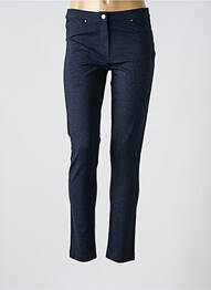 Pantalon slim elasticitate mărime normală albastru D.EXTERIOR femeie