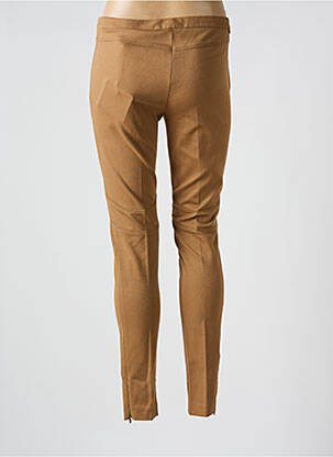 Pantalon slim talie elastică mărime normală maro MONCLER femeie