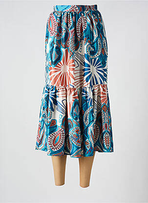 Fustă lungă albastru BA&SH femeie