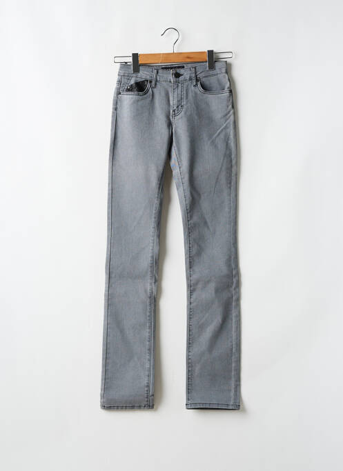 Blugi cu croială slim gri CORLEONE femeie