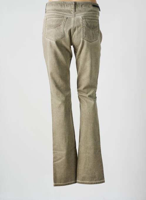 Blugi cu croială slim verde CORLEONE femeie