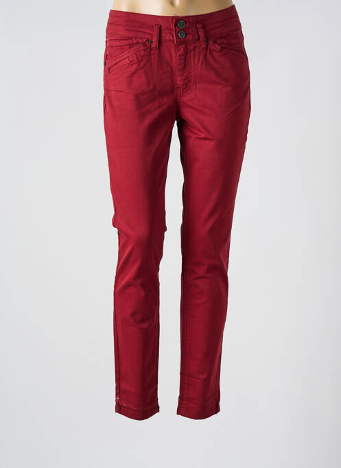 Pantalon slim roșu CORLEONE femeie