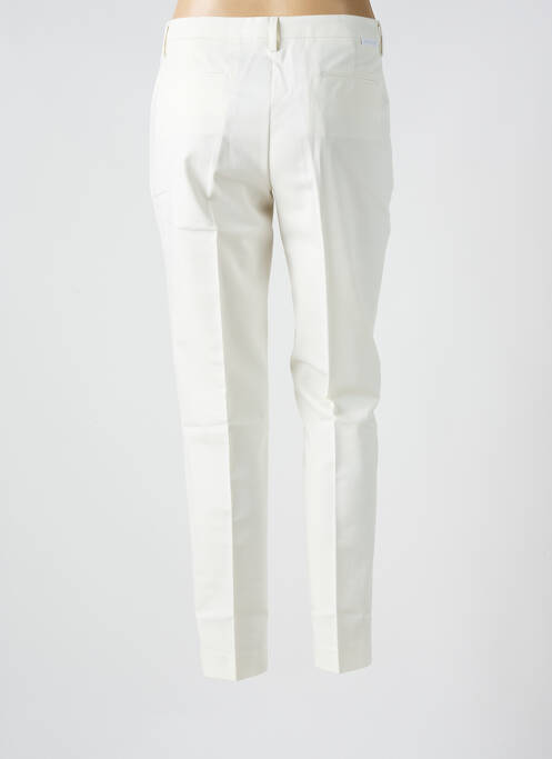 Pantalon chino talie cu cleme mărime normală alb MONCLER femme
