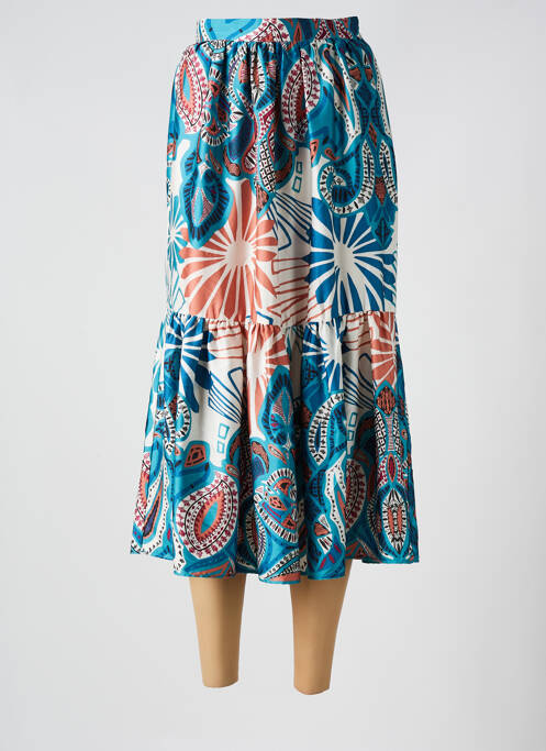 Fustă lungă albastru BA&SH femeie