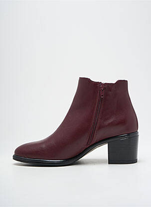 Botine/ghete material neted toc de 4 la 6 cm violet MARIA JAEN femeie