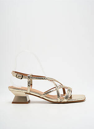 Sandale/Pantofi decupați auriu ELIO PITTI femeie