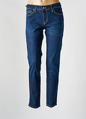 Blugi cu croială slim albastru FIVE femeie