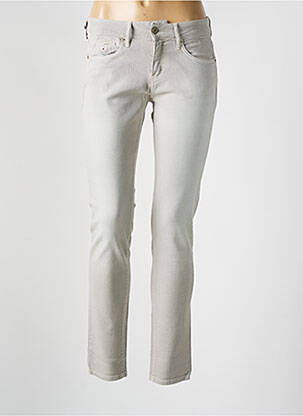 Pantalon slim buzunare gri FIVE femeie