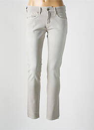 Pantalon slim buzunare gri FIVE femeie