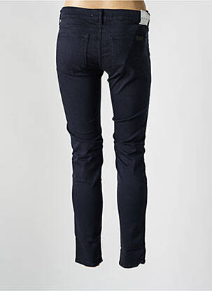 Pantalon slim buzunare albastru FIVE femeie