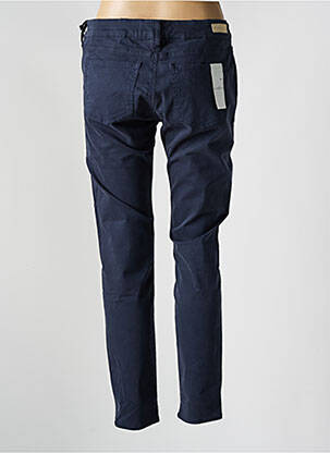 Pantalon slim buzunare albastru FIVE femeie