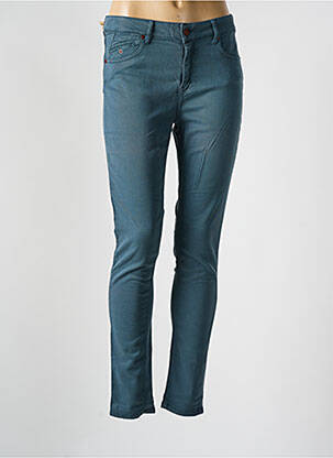 Blugi cu croială slim albastru FIVE femeie