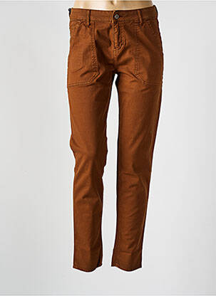 Blugi cu croială slim maro FIVE femeie