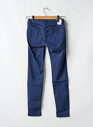 Pantalon slim talie joasă talie joasă albastru FIVE femeie