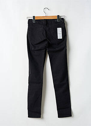 Pantalon slim talie joasă talie joasă negru FIVE femeie