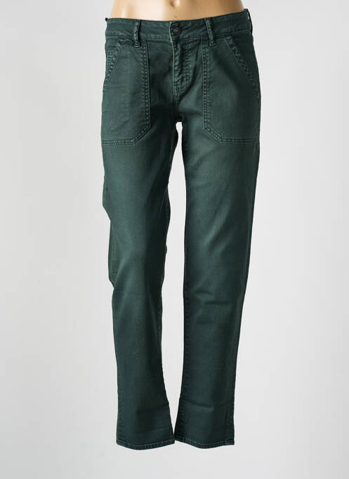 Blugi cu croială slim verde FIVE femeie