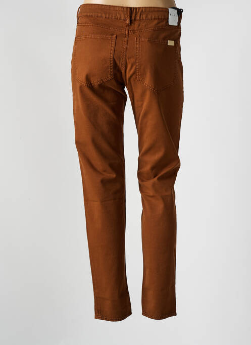 Blugi cu croială slim maro FIVE femeie