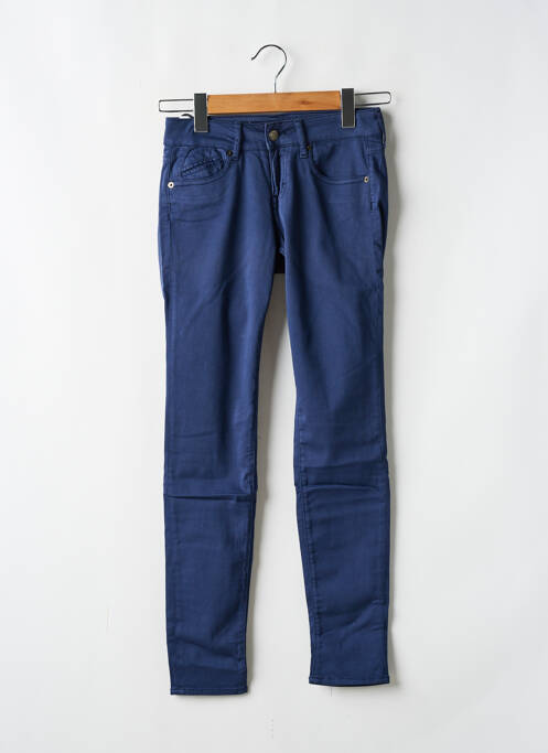 Pantalon slim albastru FIVE femeie