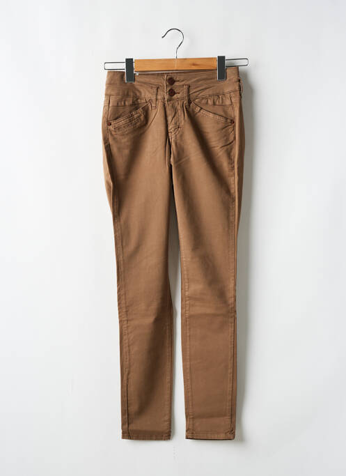 Pantalon slim maro FIVE femeie