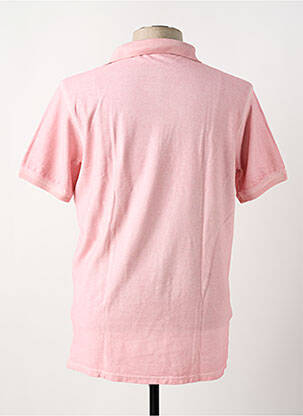 Polo elasticitate mâneci scurte roz BOB homme