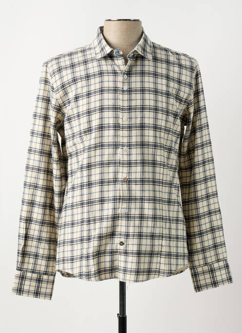 Cămașă cu mâneci lungi bej NUMEROLOGIE bărbat