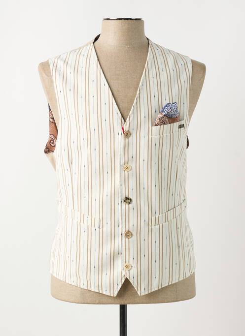 Vestă fără mâneci bej BOB bărbat